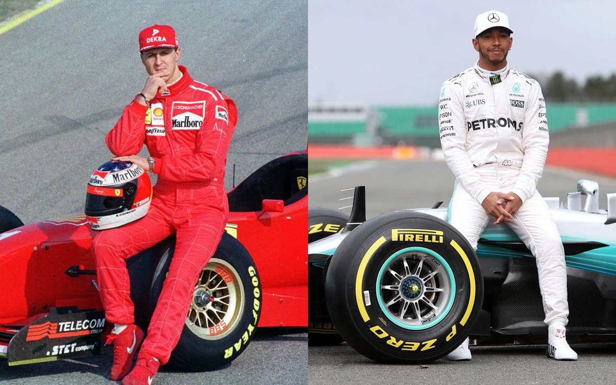Schumacher y Hamilton