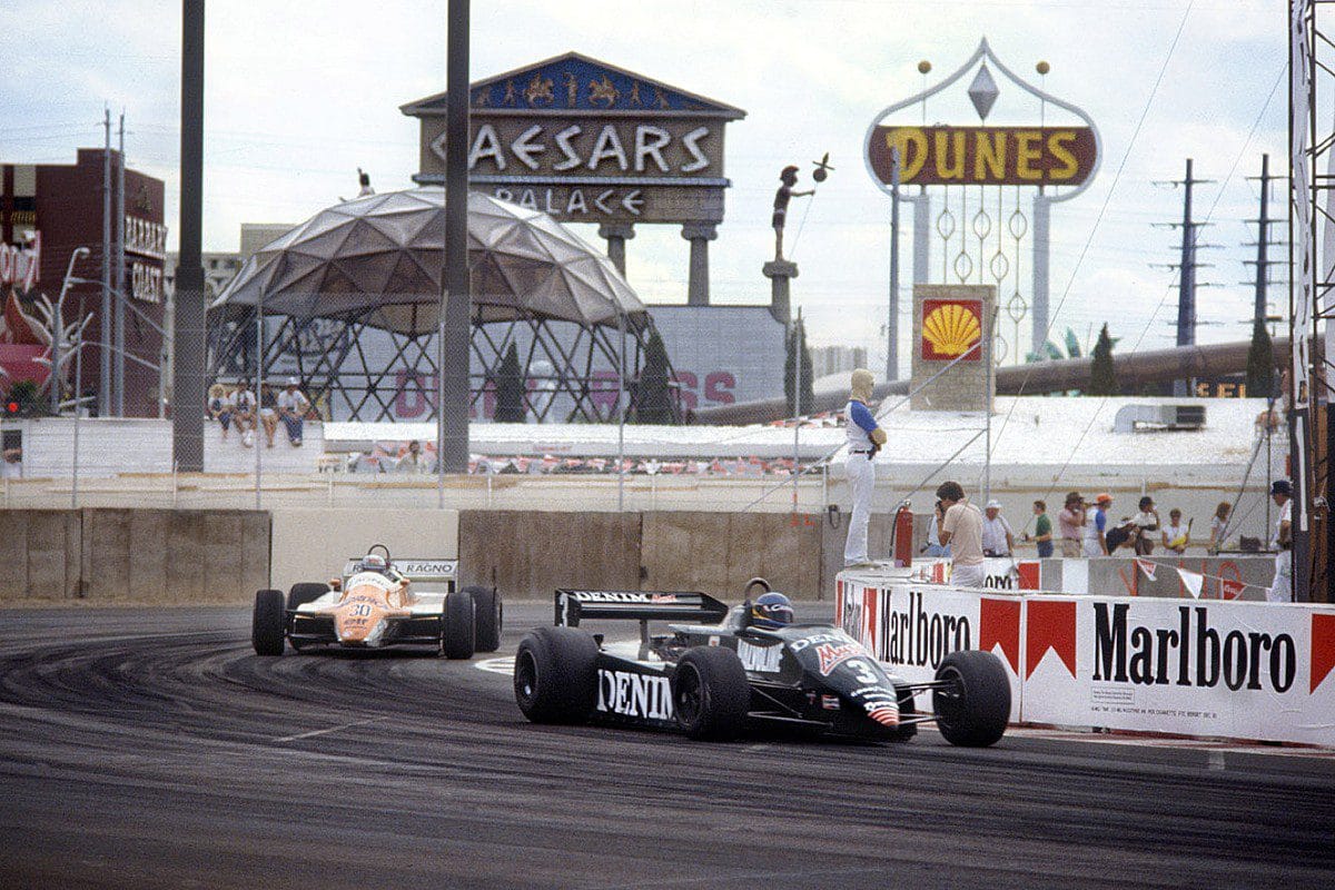 Michele Alboreto Tyrell 011 Ford GP de Las Vegas 1981