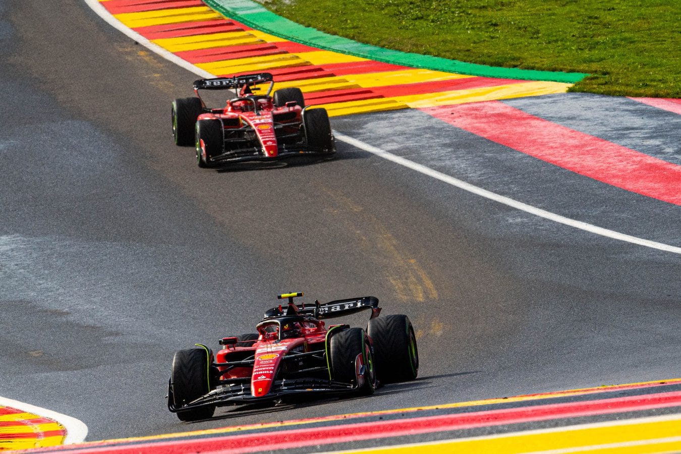 Carlos Sainz - Charles Leclerc Scuderia Ferrari