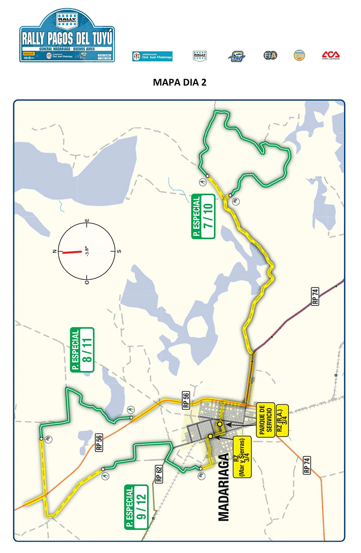Mapa Rally de Tuyú